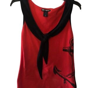 Vintage Hot Topic anchor top